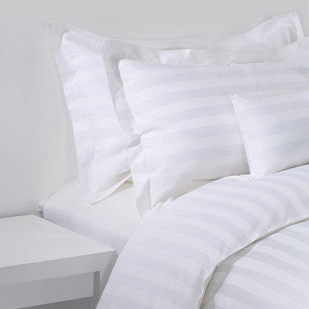 Cotton Sateen Striped Bed Linen Bed Sheets Duvet Cover Pillowcase